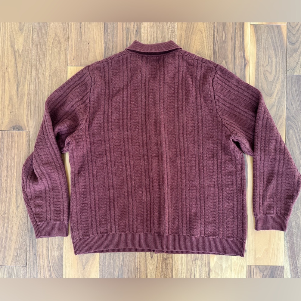 Marine Layer Arthur Sweater Cardigan Button Merino Wool Blend Veneer size XL - Picture 15 of 16